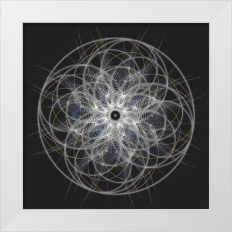 Positive Energy I White Modern Wood Framed Art Print by Anderson, Tyler