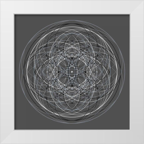 Positive Energy III White Modern Wood Framed Art Print by Anderson, Tyler