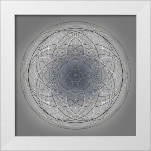 Positive Energy IV White Modern Wood Framed Art Print by Anderson, Tyler