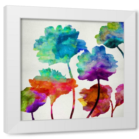 In Full Bloom II White Modern Wood Framed Art Print by Austin, Vanessa