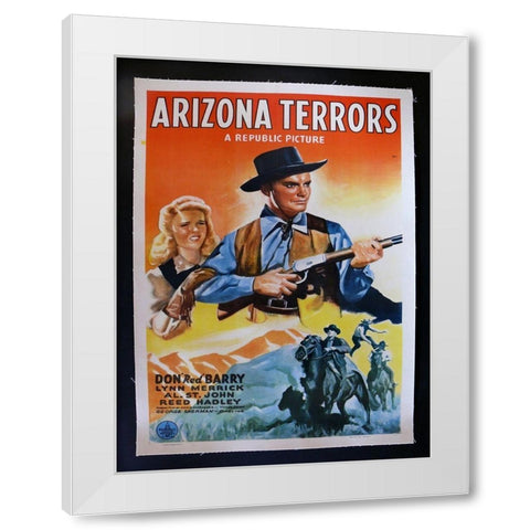 Arizona Terrors White Modern Wood Framed Art Print by Anonymous