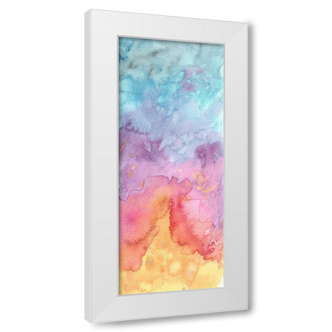 MB Watercolor III White Modern Wood Framed Art Print by Zaremba, Hillel