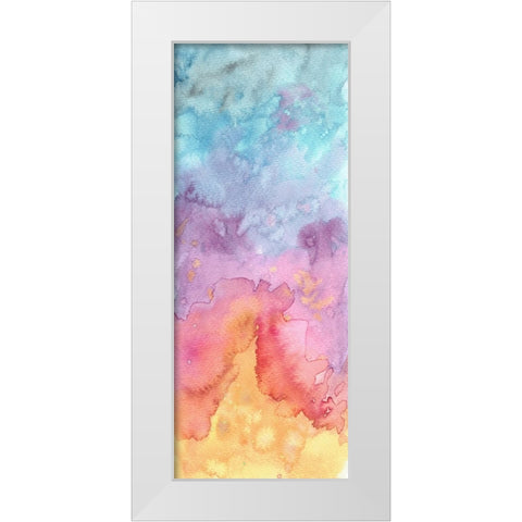 MB Watercolor III White Modern Wood Framed Art Print by Zaremba, Hillel