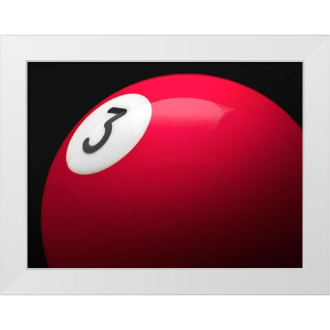 Red 3 White Modern Wood Framed Art Print by Reynolds, Richard