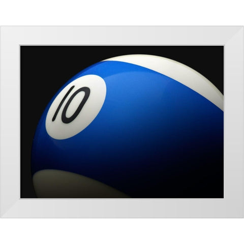 Blue 10 White Modern Wood Framed Art Print by Reynolds, Richard