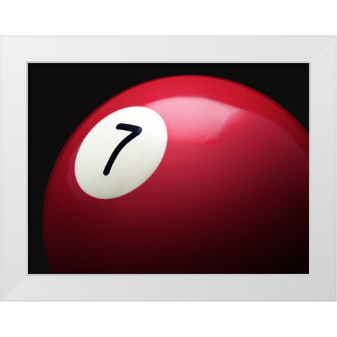 Burgundy 7 White Modern Wood Framed Art Print by Reynolds, Richard