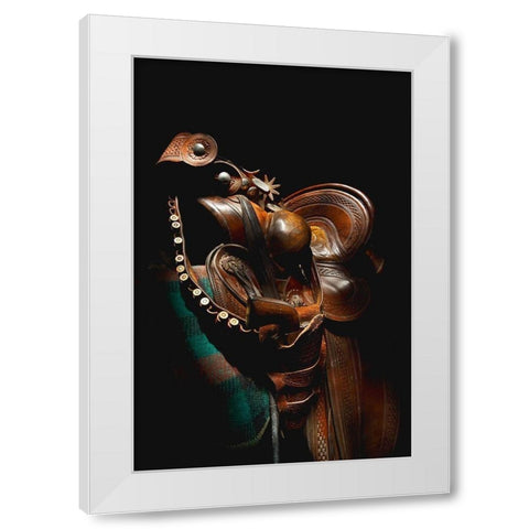 Art of the West White Modern Wood Framed Art Print by Dawson, Robert