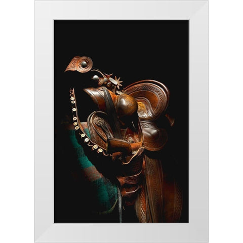 Art of the West White Modern Wood Framed Art Print by Dawson, Robert