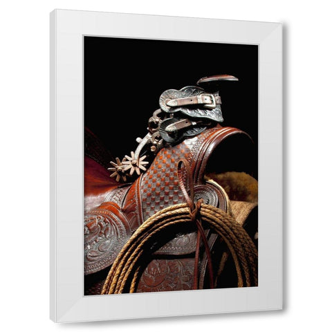 California Spurs White Modern Wood Framed Art Print by Dawson, Robert