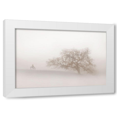 Lonely Days White Modern Wood Framed Art Print by Dawson, Robert