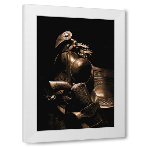 Circa 1902 White Modern Wood Framed Art Print by Dawson, Robert