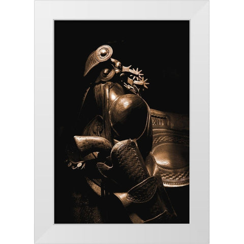 Circa 1902 White Modern Wood Framed Art Print by Dawson, Robert
