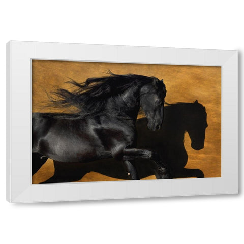Fabiano I White Modern Wood Framed Art Print by Dawson, Robert