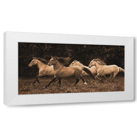 Feeling Good White Modern Wood Framed Art Print by Dawson, Robert