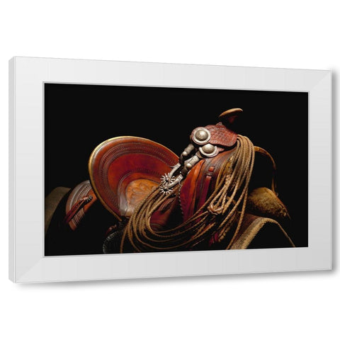 Days Gone By White Modern Wood Framed Art Print by Dawson, Robert