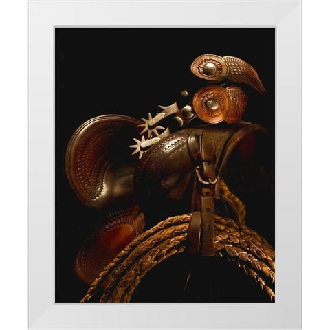 Circa 1910 White Modern Wood Framed Art Print by Dawson, Robert