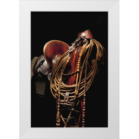 Oregon Gear White Modern Wood Framed Art Print by Dawson, Robert