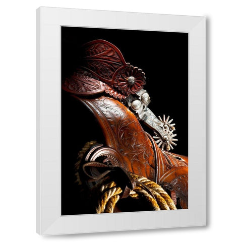 Old California White Modern Wood Framed Art Print by Dawson, Robert