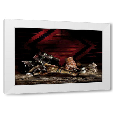 Days Gone By 2 White Modern Wood Framed Art Print by Dawson, Robert