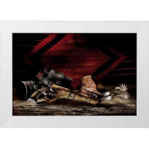 Days Gone By 2 White Modern Wood Framed Art Print by Dawson, Robert
