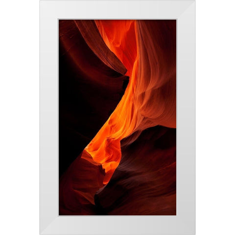 Enchantment Canyon I White Modern Wood Framed Art Print by Dawson, Robert