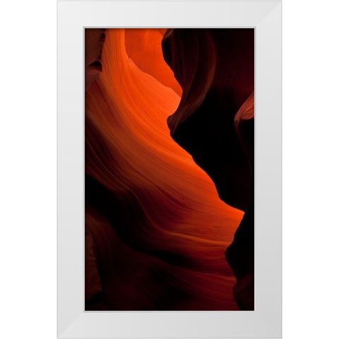 Enchantment Canyon III White Modern Wood Framed Art Print by Dawson, Robert