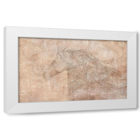 The Andelusian White Modern Wood Framed Art Print by Dawson, Robert
