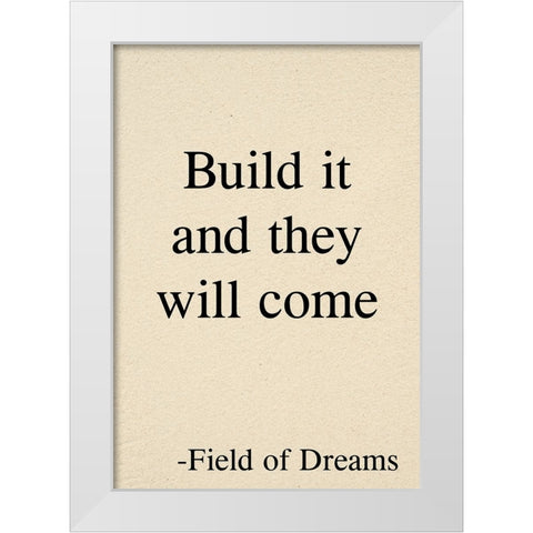 RFBUPST White Modern Wood Framed Art Print by UNKNOWN