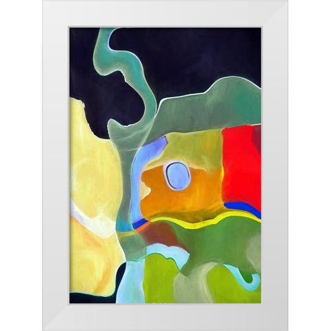 Mixed Bag I White Modern Wood Framed Art Print by Bolokofsky, Ronald