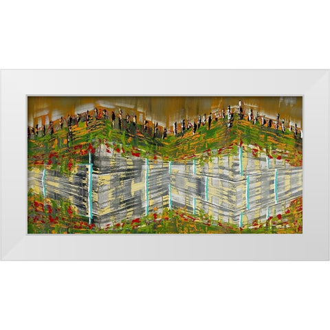 Night At the Opera White Modern Wood Framed Art Print by Bolokofsky, Ronald