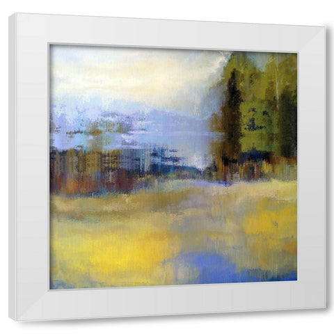 Vista Panorama II White Modern Wood Framed Art Print by Bolokofsky, Ronald