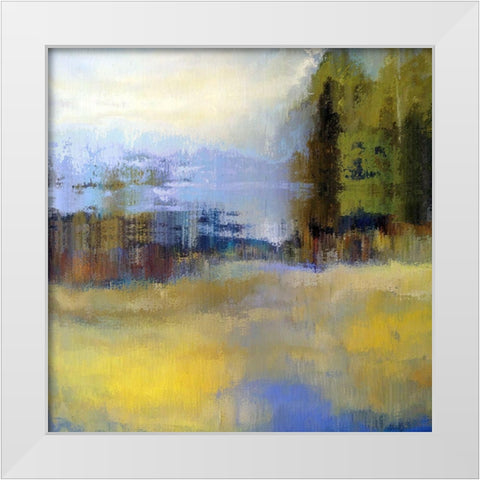 Vista Panorama II White Modern Wood Framed Art Print by Bolokofsky, Ronald