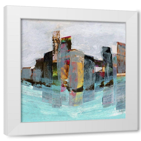 Off Shore II White Modern Wood Framed Art Print by Bolokofsky, Ronald