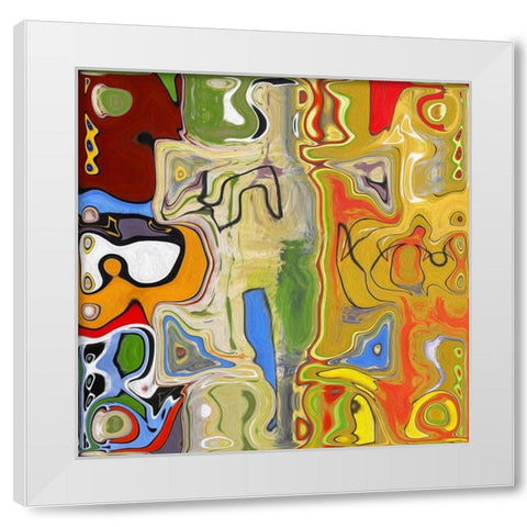 Displacement II White Modern Wood Framed Art Print by Bolokofsky, Ronald