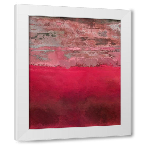 The Plains VII White Modern Wood Framed Art Print by Bolokofsky, Ronald