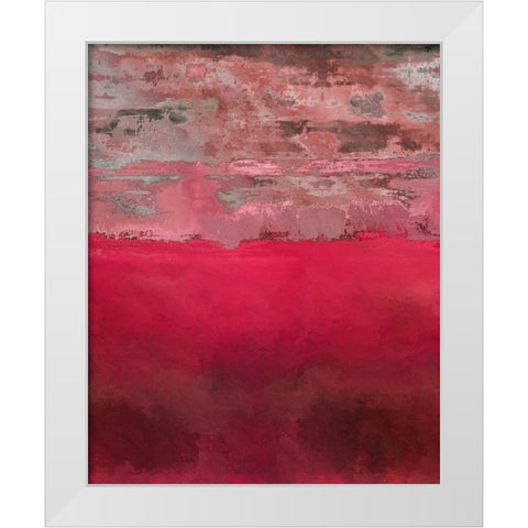 The Plains VII White Modern Wood Framed Art Print by Bolokofsky, Ronald