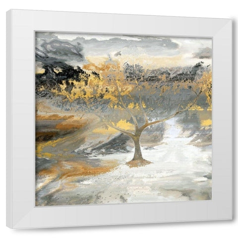 Taking Root White Modern Wood Framed Art Print by Bolokofsky, Ronald