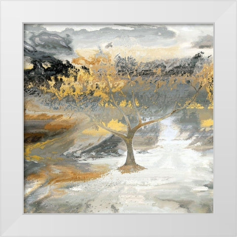 Taking Root White Modern Wood Framed Art Print by Bolokofsky, Ronald
