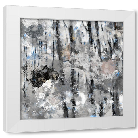 Splish Splash I White Modern Wood Framed Art Print by Bolokofsky, Ronald