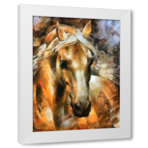 Shadow White Modern Wood Framed Art Print by Bolokofsky, Ronald