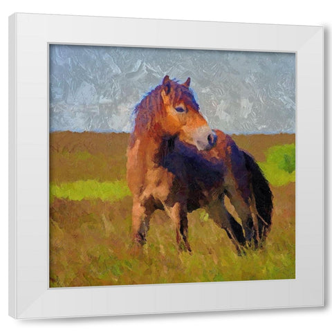 Freedom White Modern Wood Framed Art Print by Bolokofsky, Ronald
