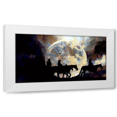 Westward Bound II White Modern Wood Framed Art Print by Bolokofsky, Ronald