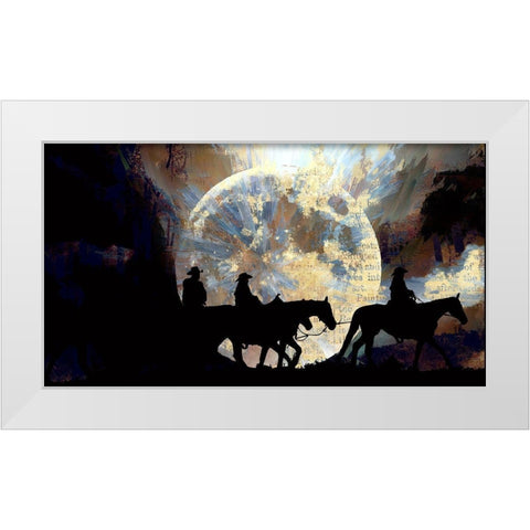 Westward Bound II White Modern Wood Framed Art Print by Bolokofsky, Ronald