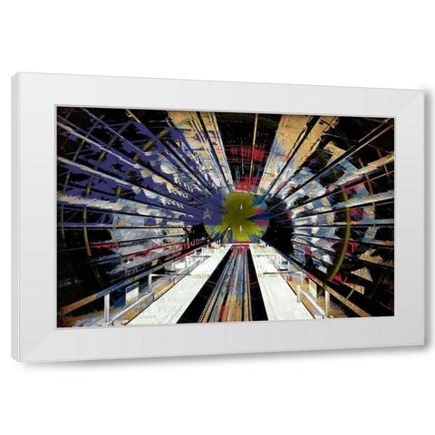 Leaving the Station White Modern Wood Framed Art Print by Bolokofsky, Ronald