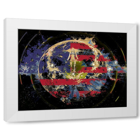 Targeting Freedom White Modern Wood Framed Art Print by Bolokofsky, Ronald