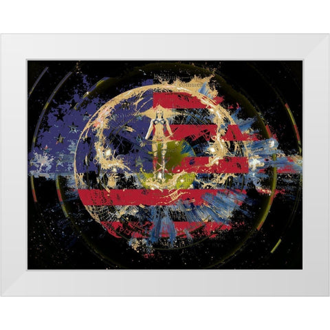 Targeting Freedom White Modern Wood Framed Art Print by Bolokofsky, Ronald