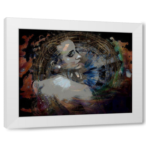 Time Moves On White Modern Wood Framed Art Print by Bolokofsky, Ronald