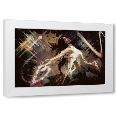 Angel Of the Night White Modern Wood Framed Art Print by Bolokofsky, Ronald