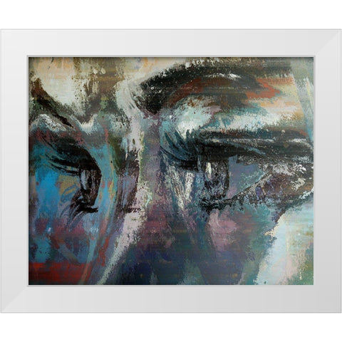 Expressive Domination White Modern Wood Framed Art Print by Bolokofsky, Ronald