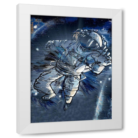 Major Tom White Modern Wood Framed Art Print by Bolokofsky, Ronald